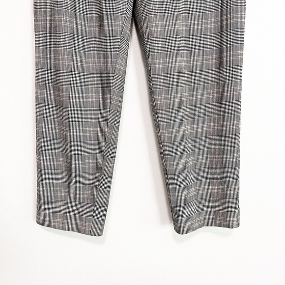BOGO! Aritzia Babaton Conan Cropped Trouser Pant Houndstooth Plaid Size 2 - Picture 5 of 12